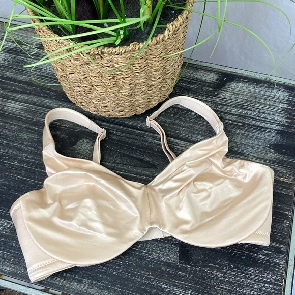 Soma Nude Sensuous Sides 1” Minimizer Lightly Lined Underwire Bra 34DD - Picture 3 of 5